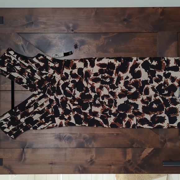 Adrianna Papell leopard print dress - Picture 1 of 4